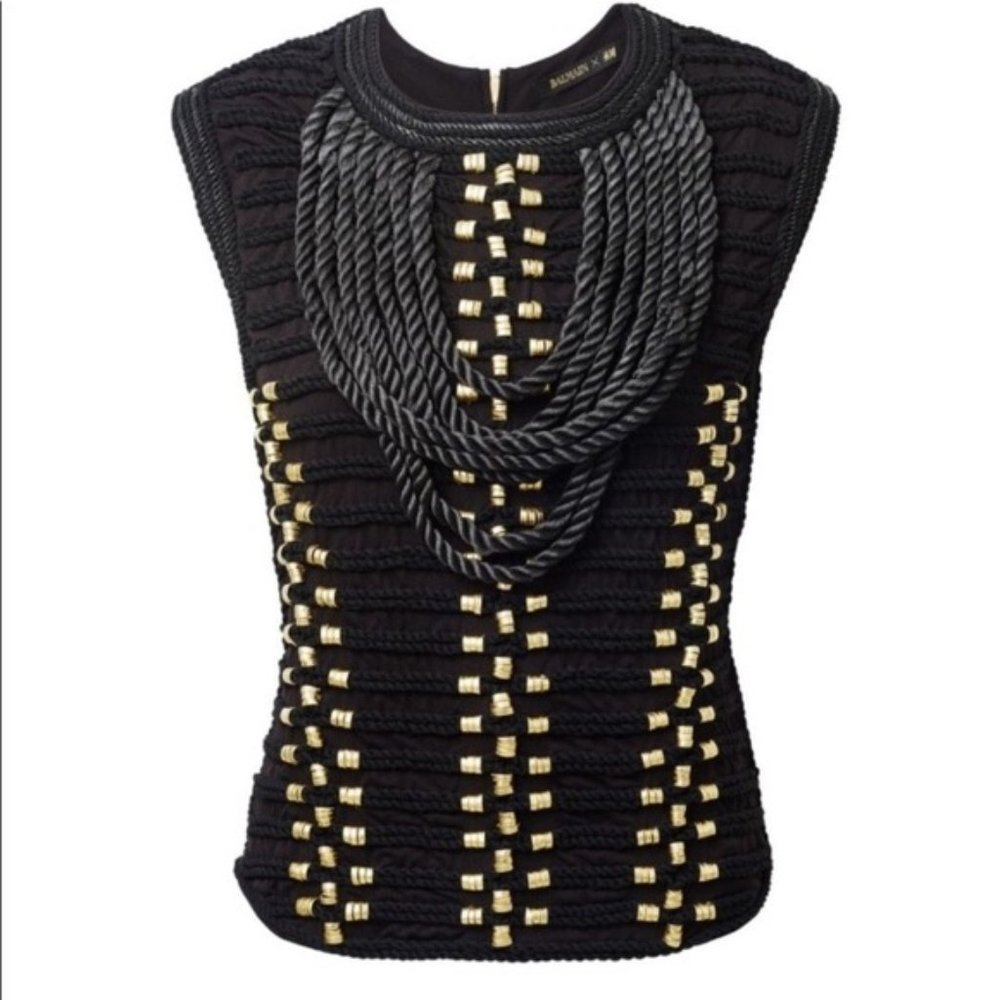 Balmain x H&M rope top
